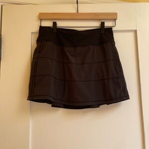 Lululemon  Black Tennis Athletic Skirt